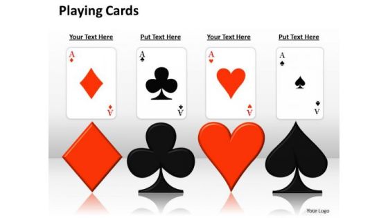 Strategy Diagram Playing Cards Business Cycle Diagram