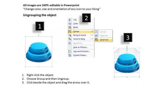 Strategy Diagram Stack Process With 4 Step For Planning Business Diagram