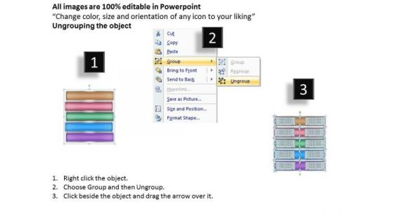 Strategy Diagram Text Boxes Ppt Design Business Diagram
