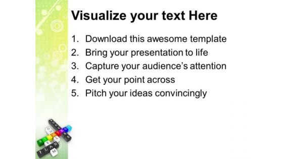 Strategy Is Key Of Success PowerPoint Templates Ppt Backgrounds For Slides 0313