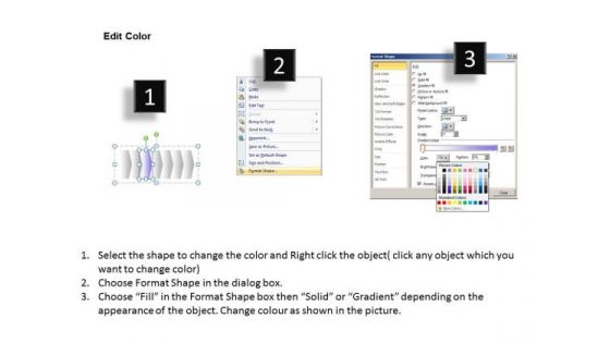 Strategy PowerPoint Template Parellel Illustration Of 7 Slide Numbers Design