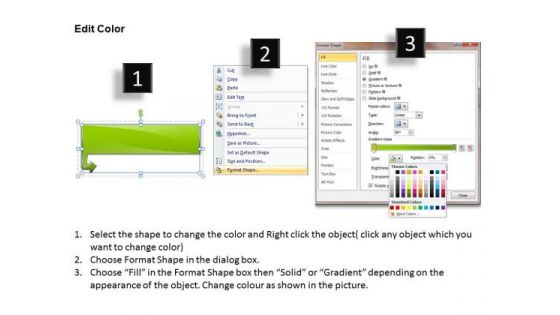 Strategy PowerPoint Template Planning Process Of 2 Stages Graphic