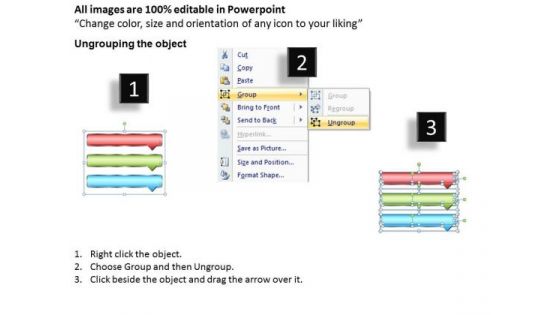Strategy Ppt Arrow Process Using 3 Rectangles Business Communication PowerPoint 1 Design