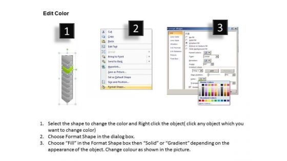 Strategy Ppt Background Green And Orange Arrow 9 States Diagram 4 Image