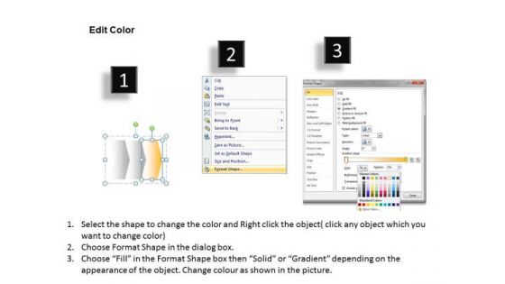 Strategy Ppt Background Linear Flow 3 Stages Operations Management PowerPoint Design