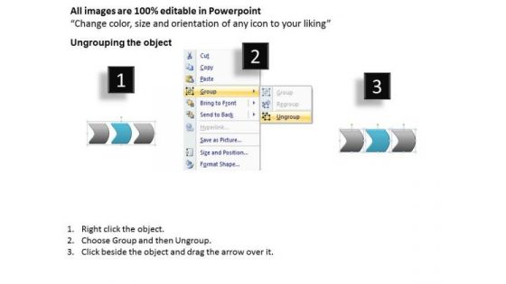Strategy Ppt Background Three Steps Linear Writing Process Representation Video 3 Image