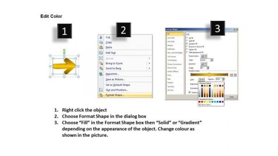 Strategy Ppt Linear Abstraction By 6 Arrows Time Management PowerPoint 4 Image