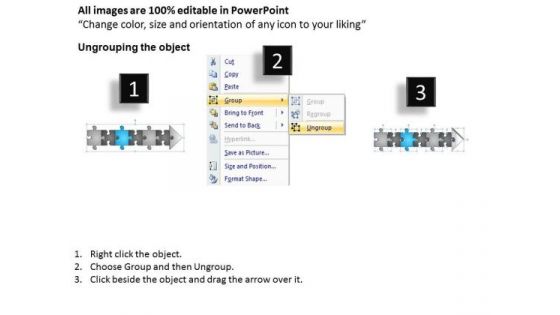 Strategy Ppt Linear Flow 6 Phase Diagram Style1 Communication Skills PowerPoint 4 Design