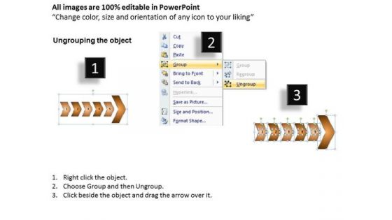 Strategy Ppt Sequential Representation Of 5 PowerPoint Slide Numbers Using Arrows 1 Design