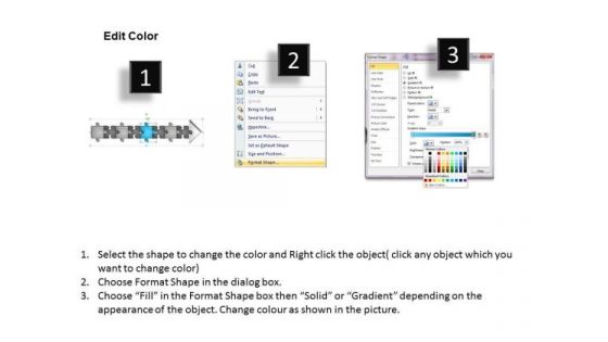 Strategy Ppt Theme Linear Flow 8 Stages Style1 Business PowerPoint 6 Image