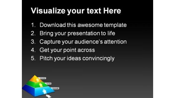 Strategy Pyramid Business PowerPoint Templates And PowerPoint Backgrounds 0211