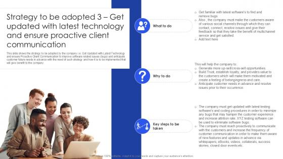 Strategy To Be Adopted 3 Get Updated With Latest Technology PPT Presentation SS