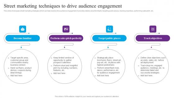Street Marketing Techniques Centric Marketing To Enhance Brand Connections Rules Pdf