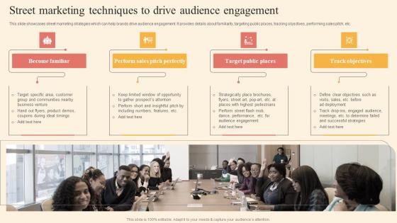 Street Marketing Techniques Driving Business Success By Hosting Experiential Introduction Pdf