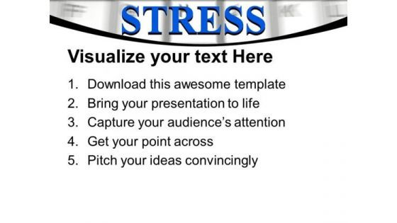 Stress Word On Computer Keyword PowerPoint Templates Ppt Backgrounds For Slides 0313