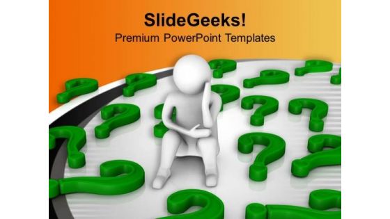 Stressed Business Man Business Concept PowerPoint Templates Ppt Backgrounds For Slides 0313