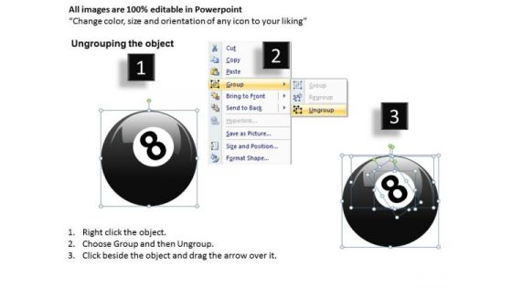 Strike The Eight Ball PowerPoint Ppt Templates