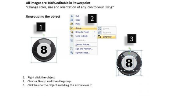 Stripe Billiard Balls PowerPoint Slides And Ppt Diagram Templates
