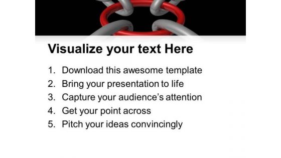 Strong Link Communication PowerPoint Templates And PowerPoint Themes 0412