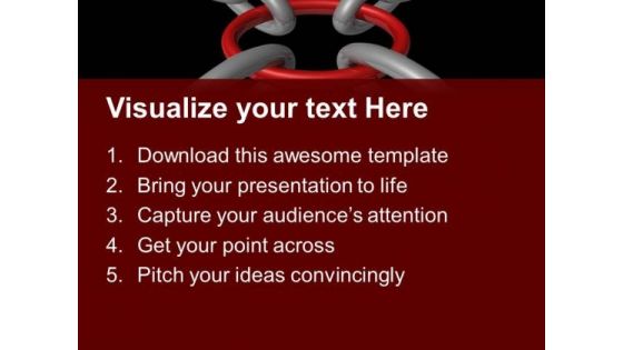 Strong Link Communication PowerPoint Templates And PowerPoint Themes 0412