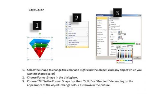 Structure 3d Pyramid Inverted PowerPoint Slides And Ppt Diagram Templates