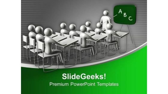 Students In Classroom Education Concept PowerPoint Templates Ppt Backgrounds For Slides 0113