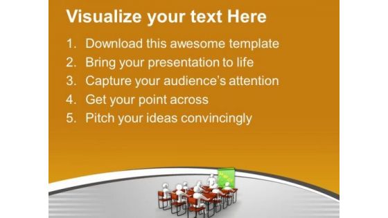 Students In Classroom Education PowerPoint Templates Ppt Backgrounds For Slides 0213
