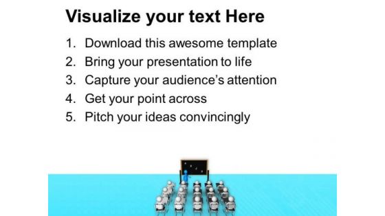 Students Studying In Classroom PowerPoint Templates Ppt Backgrounds For Slides 0713