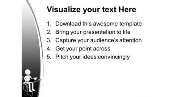 Study Hard For Success PowerPoint Templates Ppt Backgrounds For Slides 0613