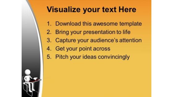 Study Hard For Success PowerPoint Templates Ppt Backgrounds For Slides 0613