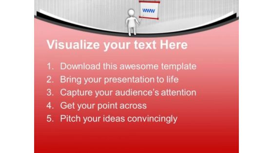 Study The World Wide Web PowerPoint Templates Ppt Backgrounds For Slides 0613