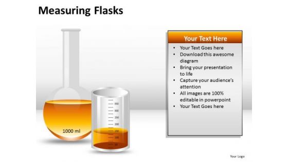 Substance Measuring Flasks PowerPoint Slides And Ppt Diagram Templates