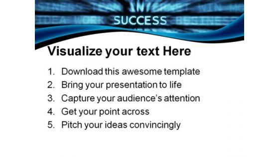 Success01 Business PowerPoint Templates And PowerPoint Backgrounds 0811