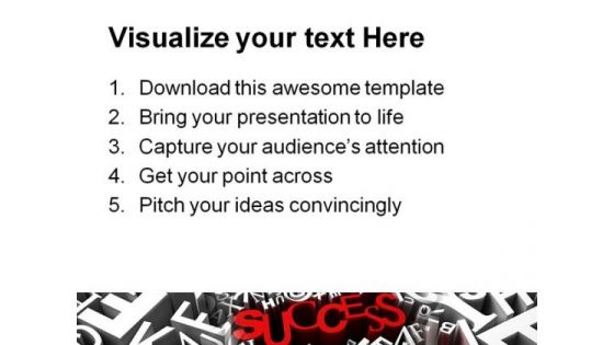 Success Business PowerPoint Backgrounds And Templates 1210