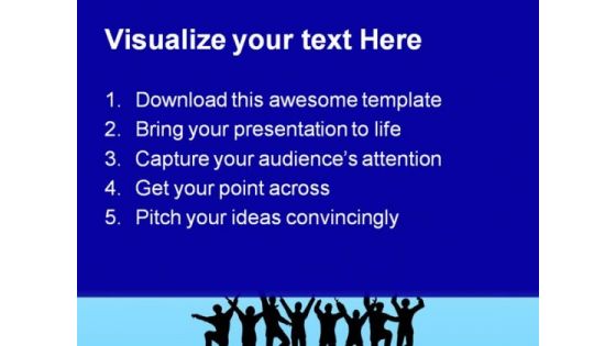 Success Businessteam Business PowerPoint Themes And PowerPoint Slides 0911