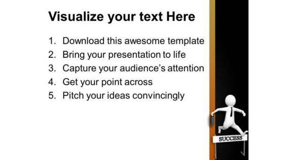 Success Comes With Hardwork PowerPoint Templates Ppt Backgrounds For Slides 0713
