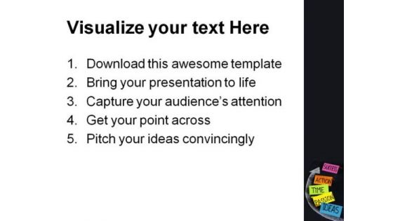 Success Components Business PowerPoint Themes And PowerPoint Slides 0811