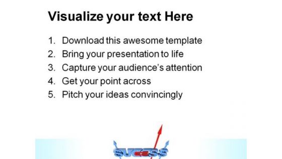 Success Concept Business PowerPoint Templates And PowerPoint Backgrounds 0711