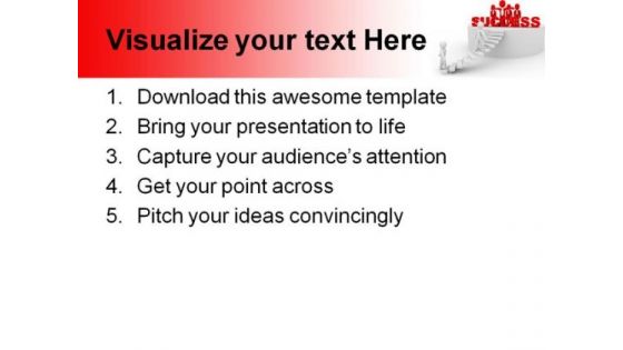 Success Concept Business PowerPoint Themes And PowerPoint Slides 0811