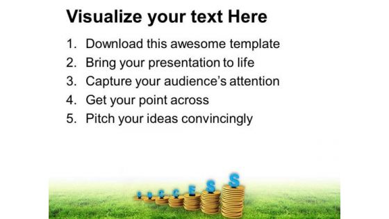Success Depends On Money PowerPoint Templates Ppt Backgrounds For Slides 0413