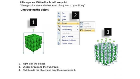 Success Design 3d Cube Perspective PowerPoint Slides And Ppt Diagram Templates