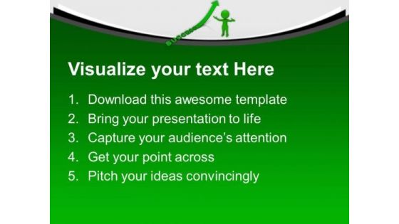 Success Graph Depends On Hardwork PowerPoint Templates Ppt Backgrounds For Slides 0713