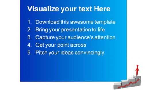 Success Graph Leadership PowerPoint Templates And PowerPoint Backgrounds 0811