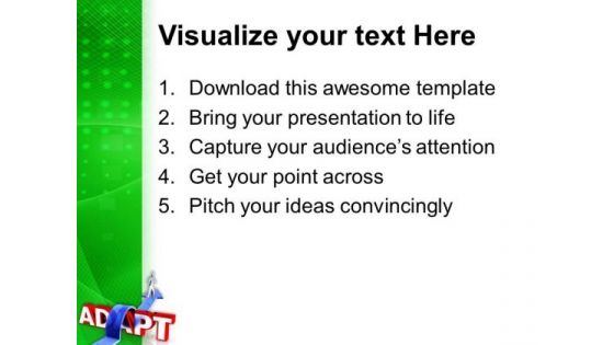 Success In Adapting Challenge PowerPoint Templates Ppt Backgrounds For Slides 0613