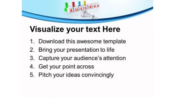Success Is A Slow Process PowerPoint Templates Ppt Backgrounds For Slides 0313