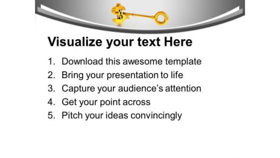 Success Key Business PowerPoint Templates Ppt Backgrounds For Slides 1212