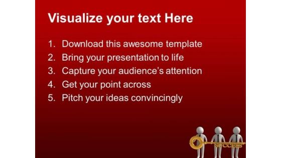 Success Key Is Important PowerPoint Templates Ppt Backgrounds For Slides 0713
