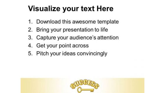Success Key Security PowerPoint Templates And PowerPoint Themes 0412
