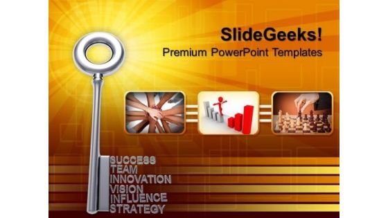 Success Key Security PowerPoint Templates And PowerPoint Themes 1012
