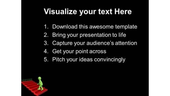 Success Ladder Business PowerPoint Templates And PowerPoint Themes 0312